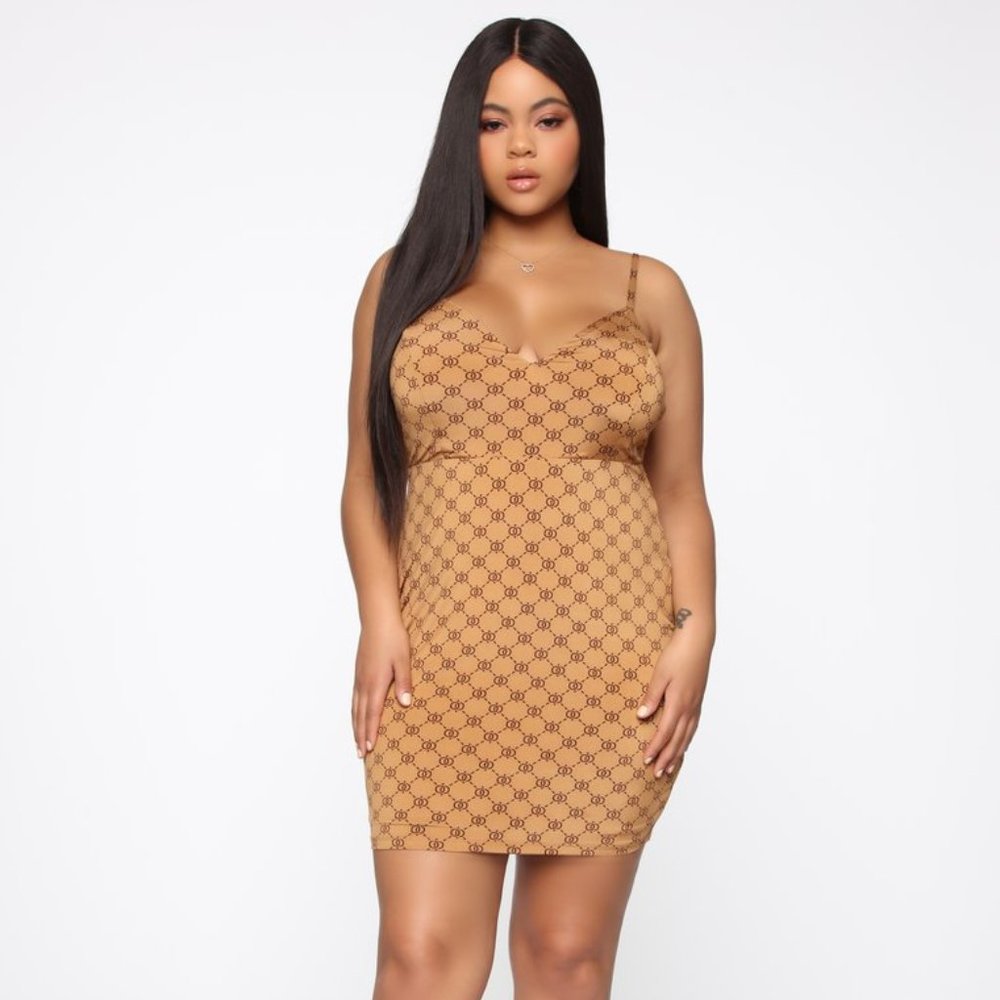 Tan Dress